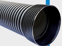 tubo strutturato corrugato doppia parete per fognatura e acque bianche